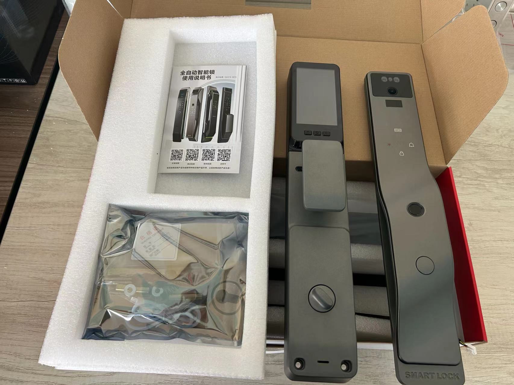 Door Lock Smart Keypad - ระบบล็อคประตูอัจฉริยะพร้อมระบบจดจำใบหน้า ลายนิ้วมือ กล้องวงจรปิด Wifi หน้าจอวิดีโอ ควบคุมผ่านแอป