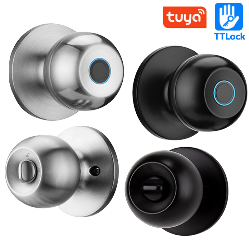 Door Lock Smart Keypad - ทูย่า ดอร์ล็อคสมาร์ทล็อคประตูด้วยลายนิ้วมือปลดล็อคบลูทูธดิจิตอลอิเล็กทรอนิกส์ประตูล็อคแอพรีโมทคอนโทรลสำหรับห้องนอนบ้าน