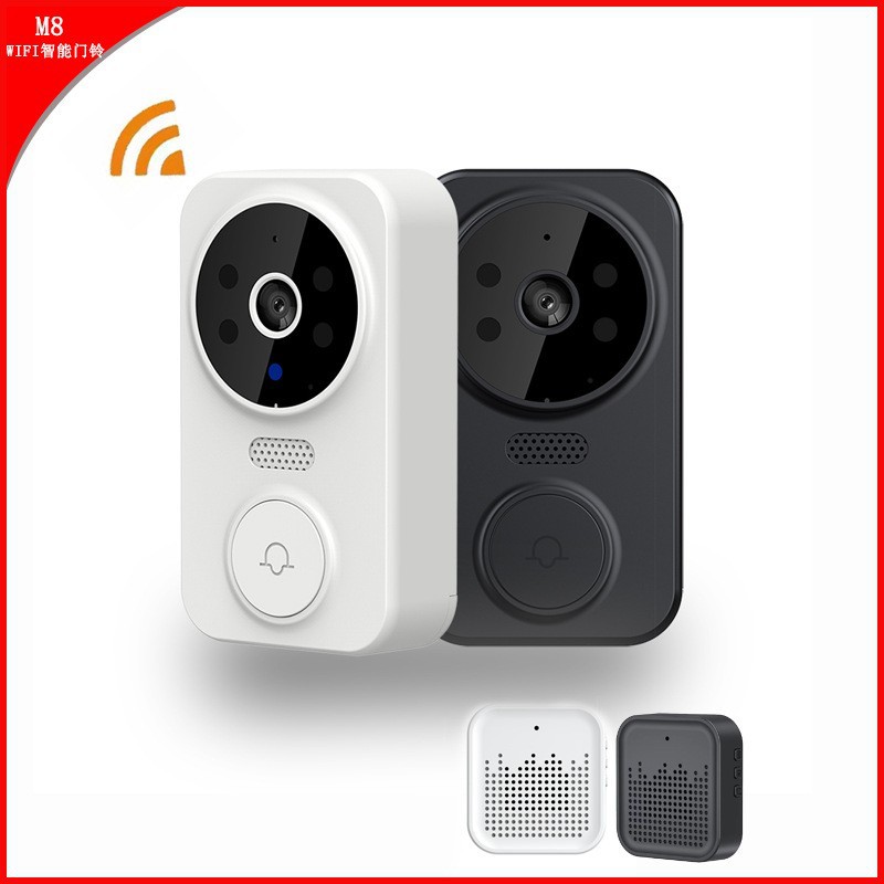Home Security Indoor Cameras - กริ่งประตูอัจฉริยะ Tuya WIFI สำหรับบ้านอัจฉริยะ กล้องวงจรปิดไร้สาย โทรศัพท์กริ่งประตู