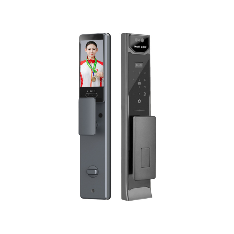 Door Lock Smart Keypad - ระบบควบคุมประตูอัจฉริยะผ่านแอพ พร้อมวิดีโออินเตอร์คอม ระบบจดจำใบหน้า 3 มิติ สแกนลายนิ้วมือ