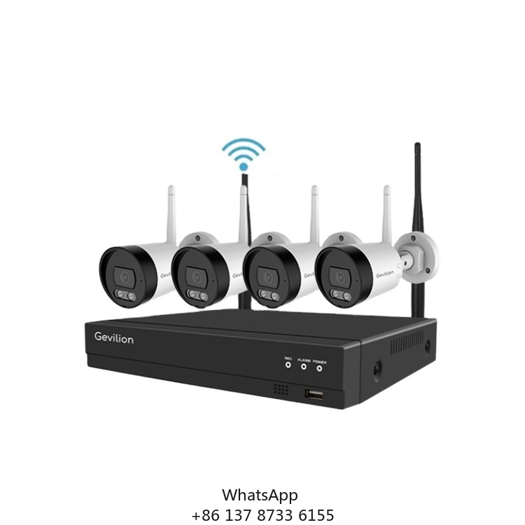 Home Security With Camera - ระบบกล้องวงจรปิดภายในบ้าน 4 กล้อง ความละเอียดสูง 3MP แบบไร้สาย
