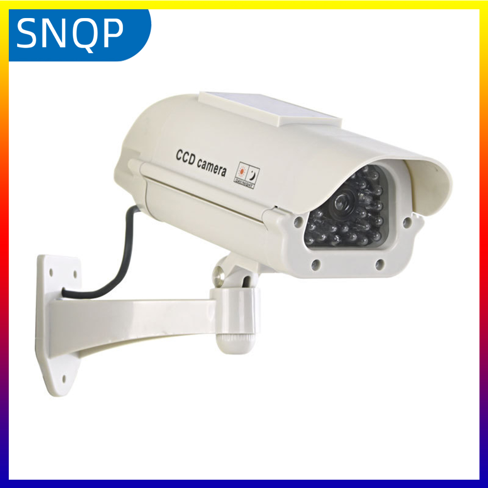 Home Security For Apartments - กล้องจำลองพลังงานแสงอาทิตย์ กันน้ำ กล้องปลอม กล้องวงจรปิดจำลอง CCD พร้อมไฟ