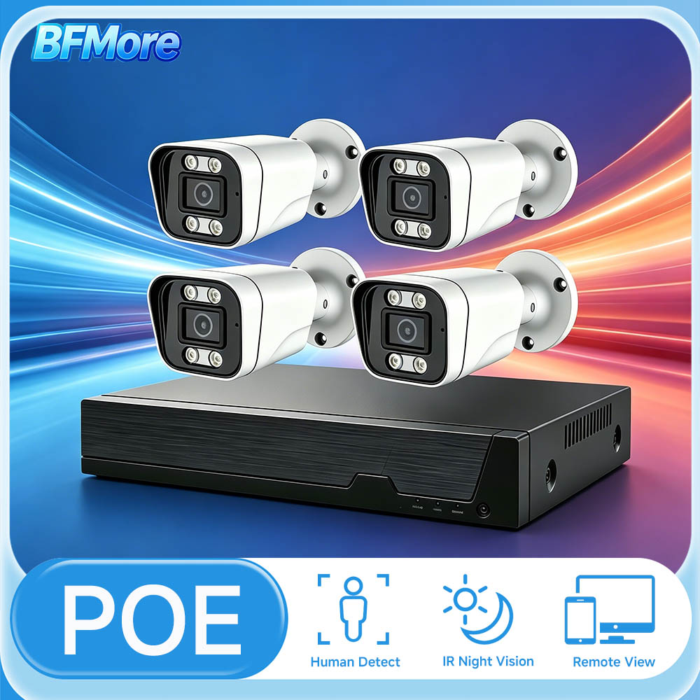 Home Security Video - ระบบกล้องวงจรปิด BFMore 8MP 4K Ai ตรวจจับมนุษย์