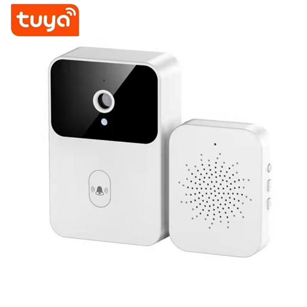 Home Security Video - กริ่งประตูไร้สาย WiFi Tuya กล้อง HD ภายนอกอาคาร