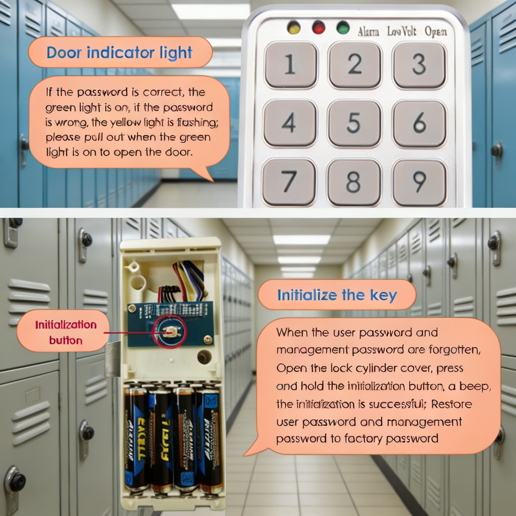 Door Lock Smart Keypad - สมาร์ทล็อครหัสผ่านแบบดิจิตอล ล็อคตู้ ล็อคประตูตู้เสื้อผ้า ล็อคประตูอิเล็กทรอนิกส์ รหัสประตู รหัสผ่านล็อคประตู