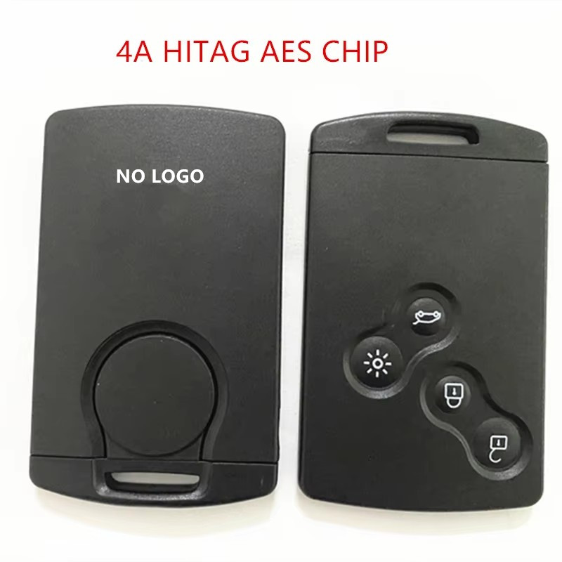 Keypad Alarm Panel - ไม่มีโลโก้! กุญแจรีโมทรถยนต์แบบไร้กุญแจ สมาร์ทการ์ด 4 ปุ่ม 433MHz