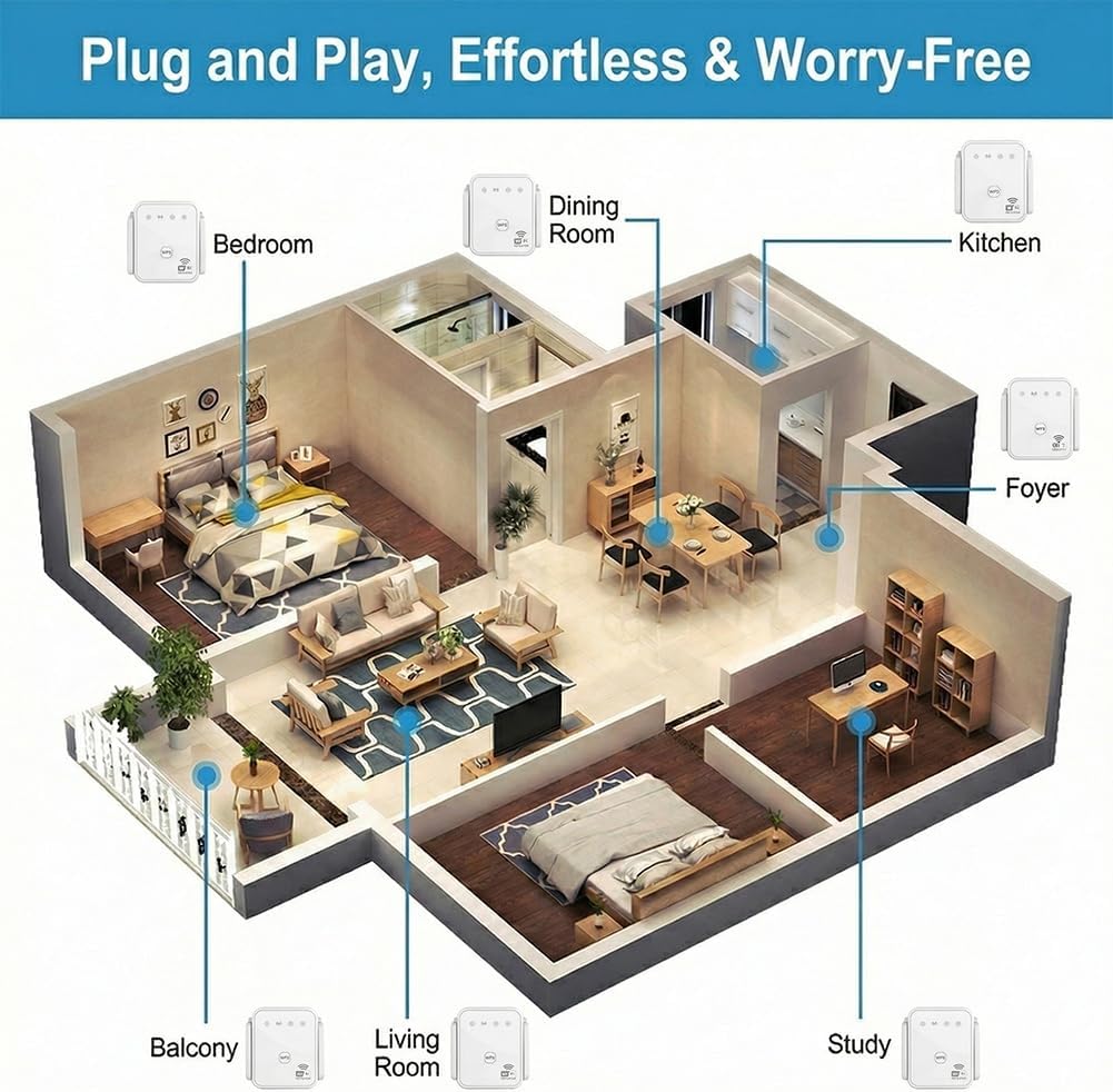 เครื่องขยายสัญญาณไวไฟรุ่นใหม่  - Home Security Service บทวิจารณ์และราคา