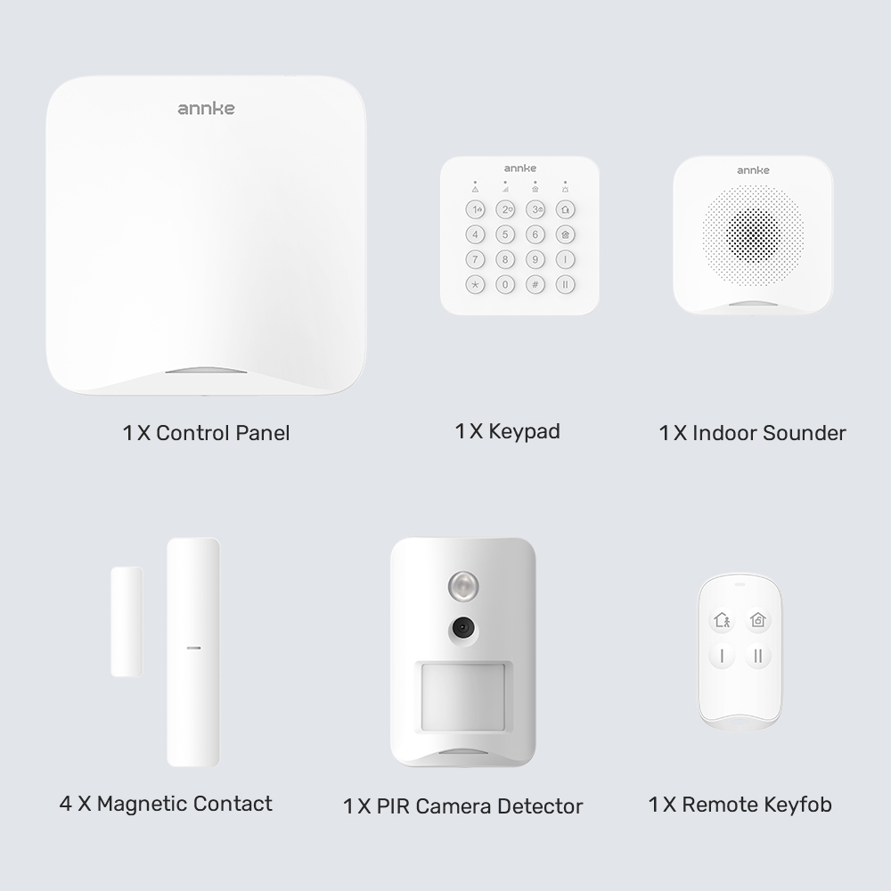 ระบบเตือนภัยไร้สาย ANNKE พร้อม - Keypad Alarm Panel บทวิจารณ์และราคา