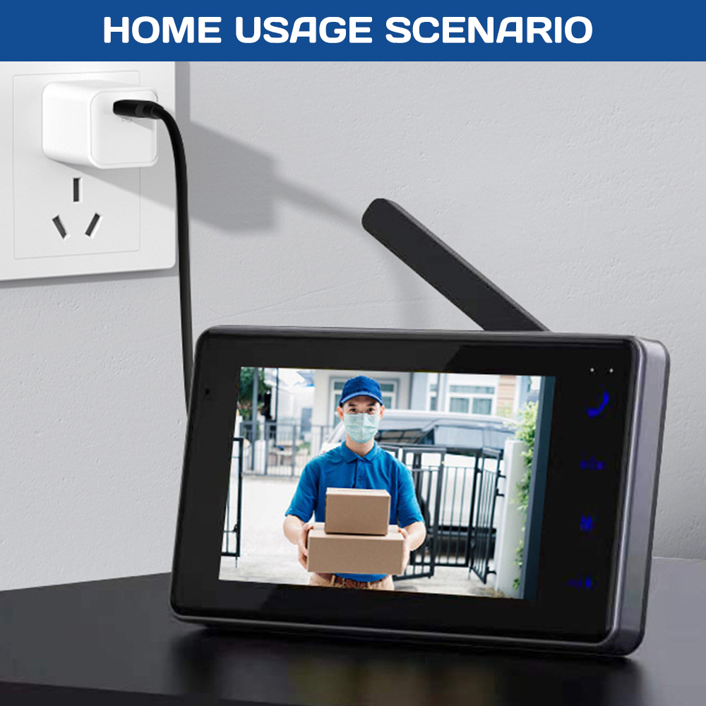 หน้าจอ HD IPS ขนาด 4.3 นิ้ว กร - Home Security Video บทวิจารณ์และราคา