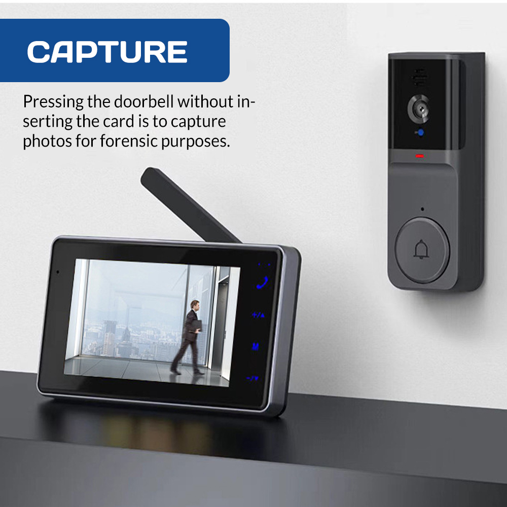 หน้าจอ HD IPS ขนาด 4.3 นิ้ว กร - Home Security Video บทวิจารณ์และราคา