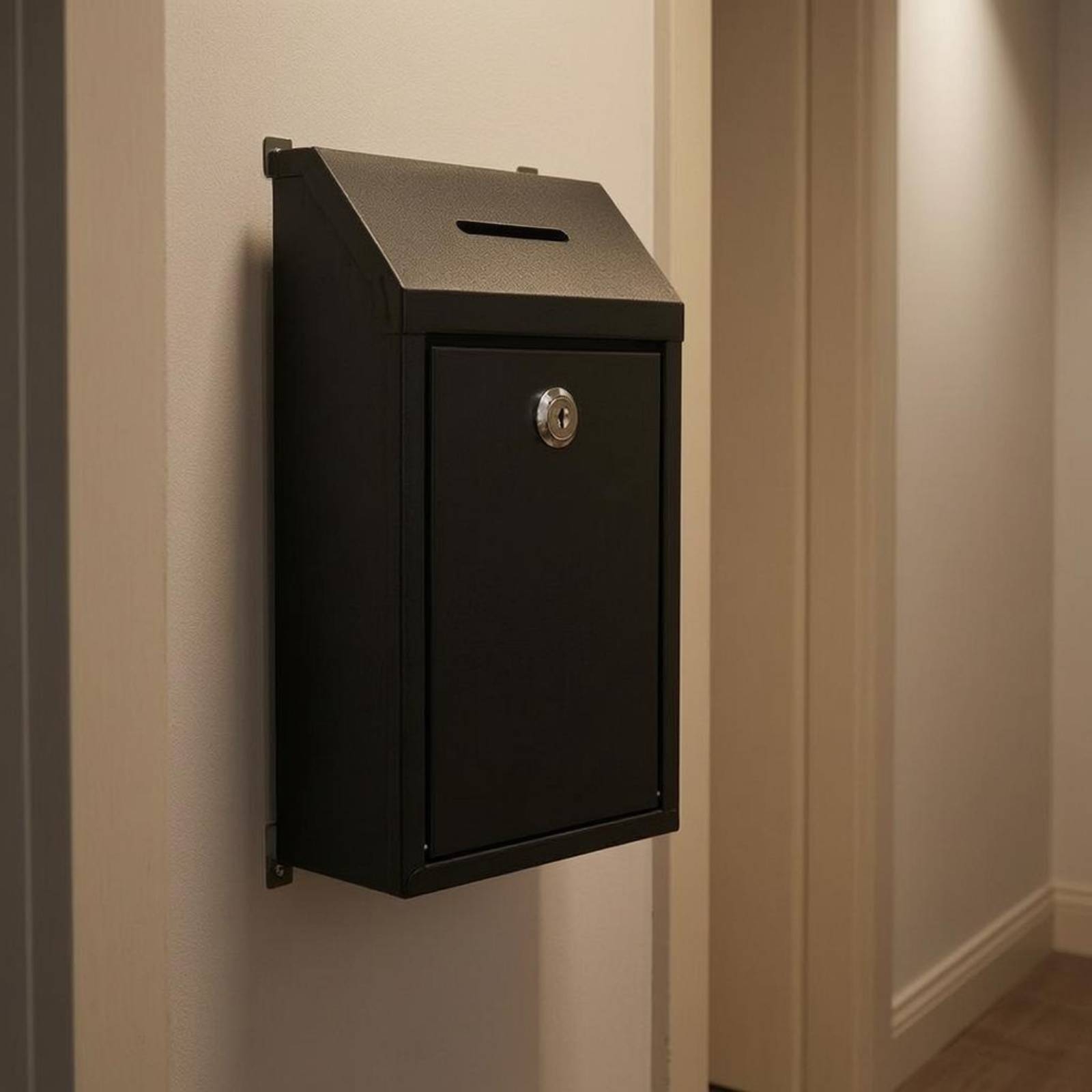 ตู้รับจดหมายแบบติดผนัง ช่องรับ - Home Security Service บทวิจารณ์และราคา