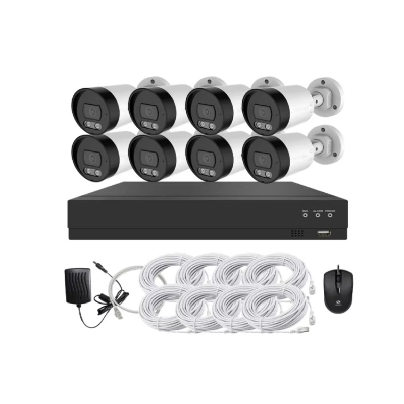 ชุดกล้องวงจรปิด 4ch 8ch ความคม - Home Security With Camera บทวิจารณ์และราคา