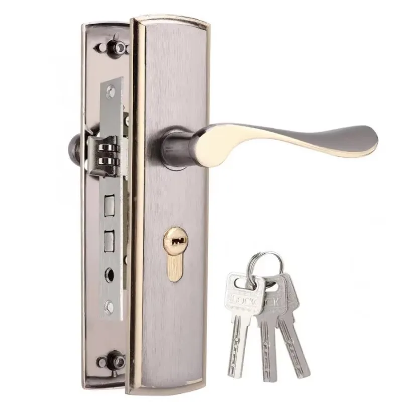 กุญแจล็อคมือจับประตูสีทองล็อคป - Home Security For Apartments บทวิจารณ์และราคา