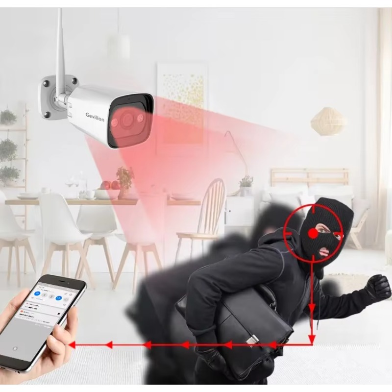 ระบบกล้องวงจรปิดภายในบ้าน 4 กล - Home Security With Camera บทวิจารณ์และราคา