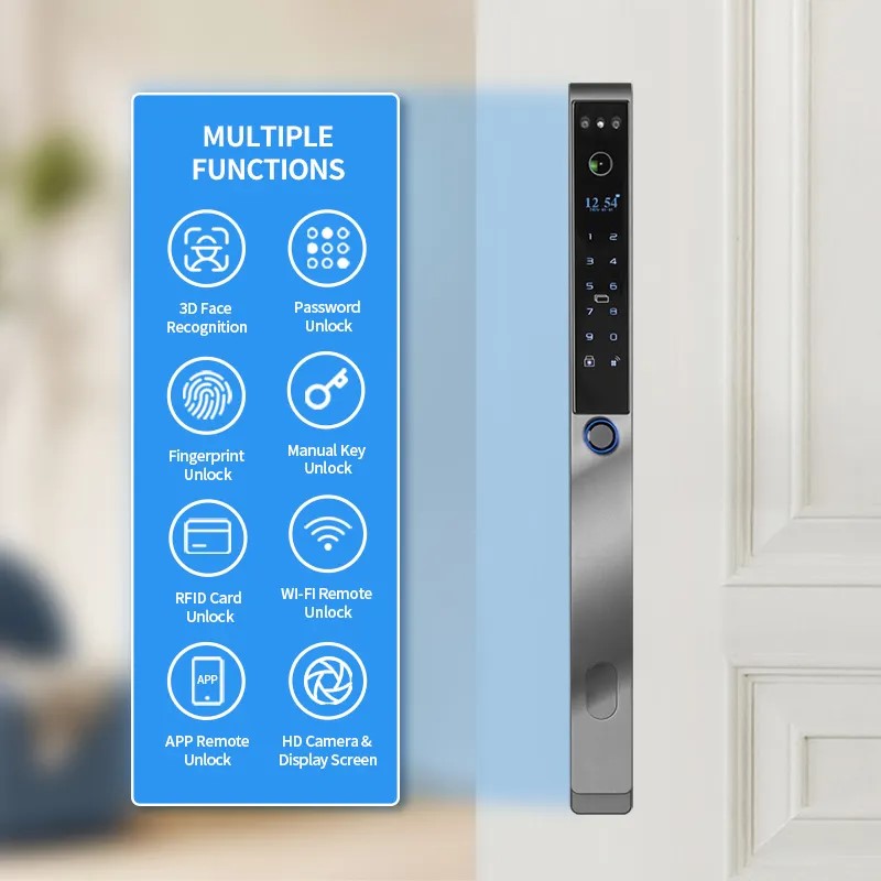 TYSH Tuya กันน้ํา 3D Face Reco - Door Lock Smart Keypad บทวิจารณ์และราคา