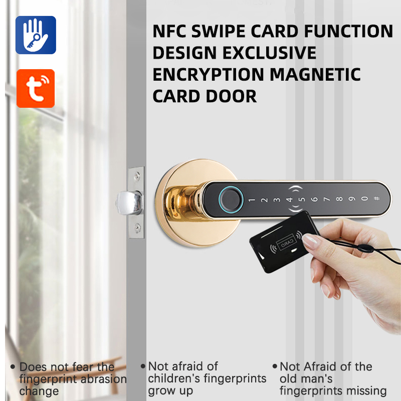 มือจับล็อคประตูลายนิ้วมืออัจฉร - Home Security For Apartments บทวิจารณ์และราคา