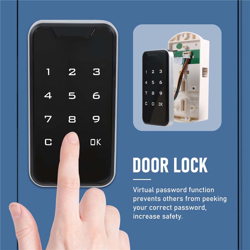 ล็อคประตูอิเล็กทรอนิกส์อัจฉริย - Door Lock Smart Keypad บทวิจารณ์และราคา