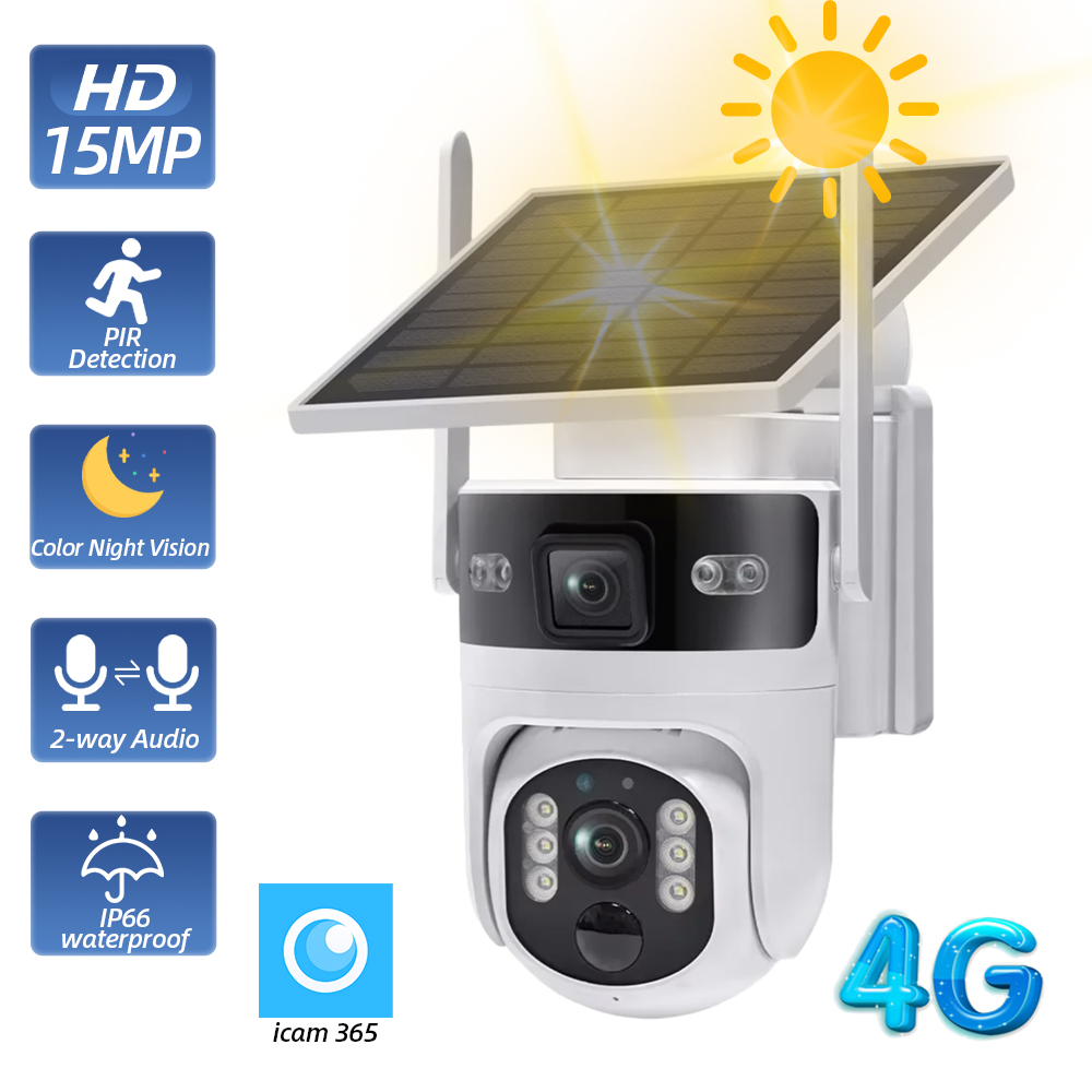 กล้องวงจรปิดไร้สายกลางแจ้ง PTZ - Home Yard Security บทวิจารณ์และราคา