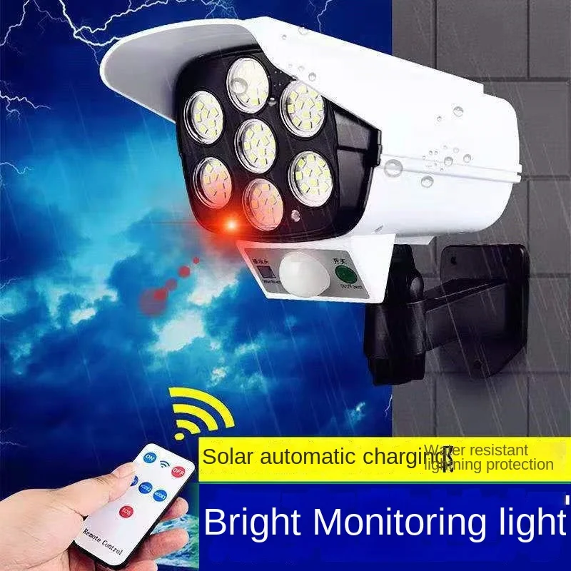 กลางแจ้งพลังงานแสงอาทิตย์ Ligh - Home Security With Camera บทวิจารณ์และราคา