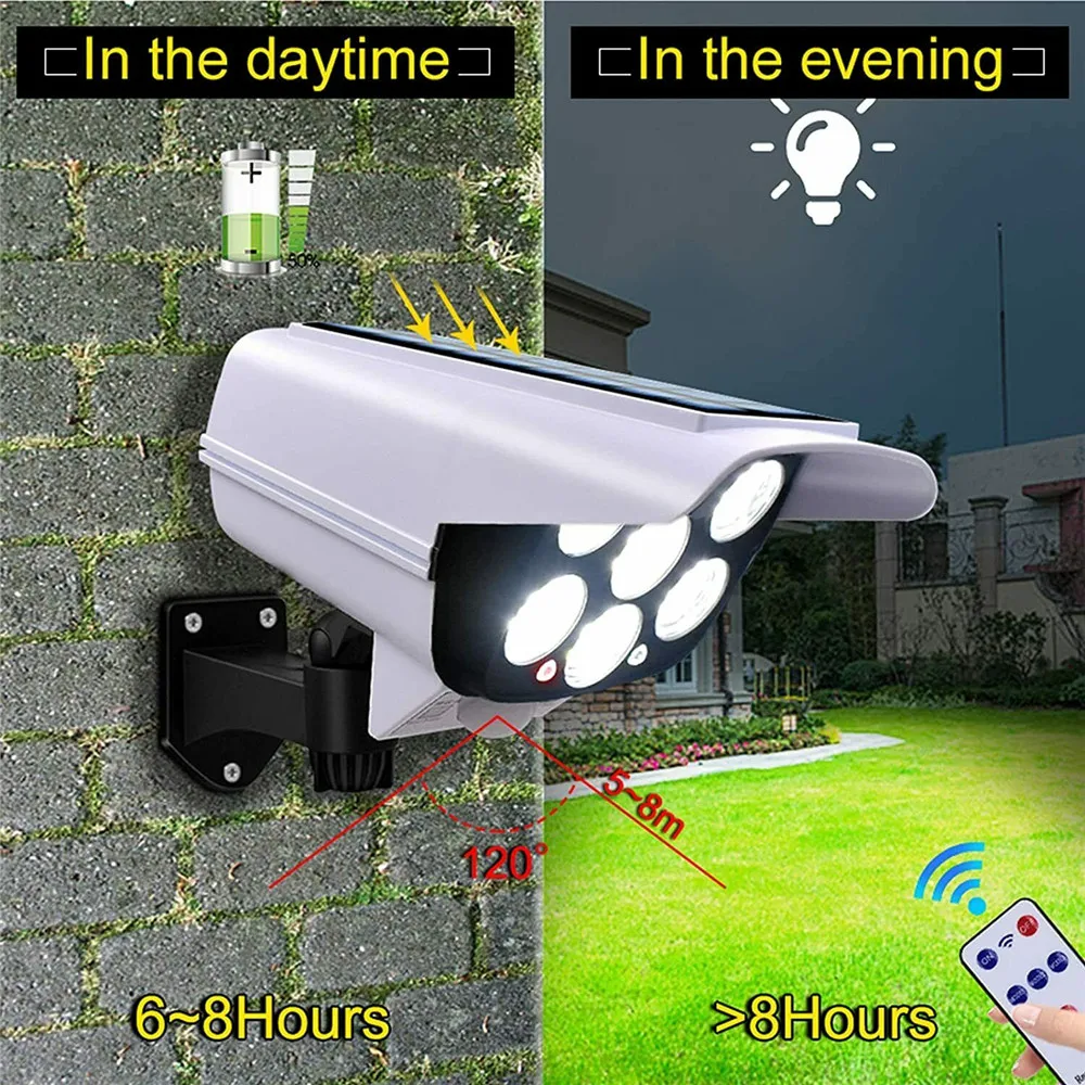 กลางแจ้งพลังงานแสงอาทิตย์ Ligh - Home Security With Camera บทวิจารณ์และราคา