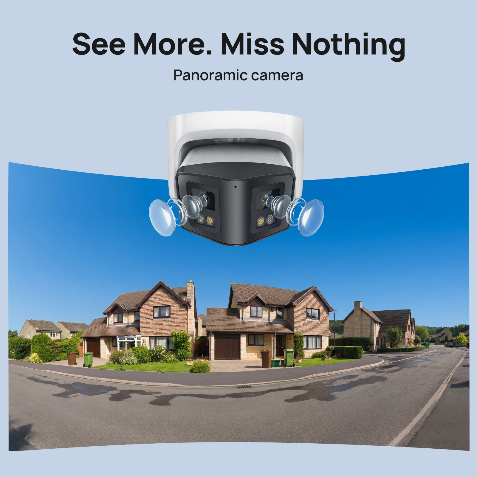 Vikylin กล้อง IP อัจฉริยะแบบพา - Home Security Lights Outdoors บทวิจารณ์และราคา