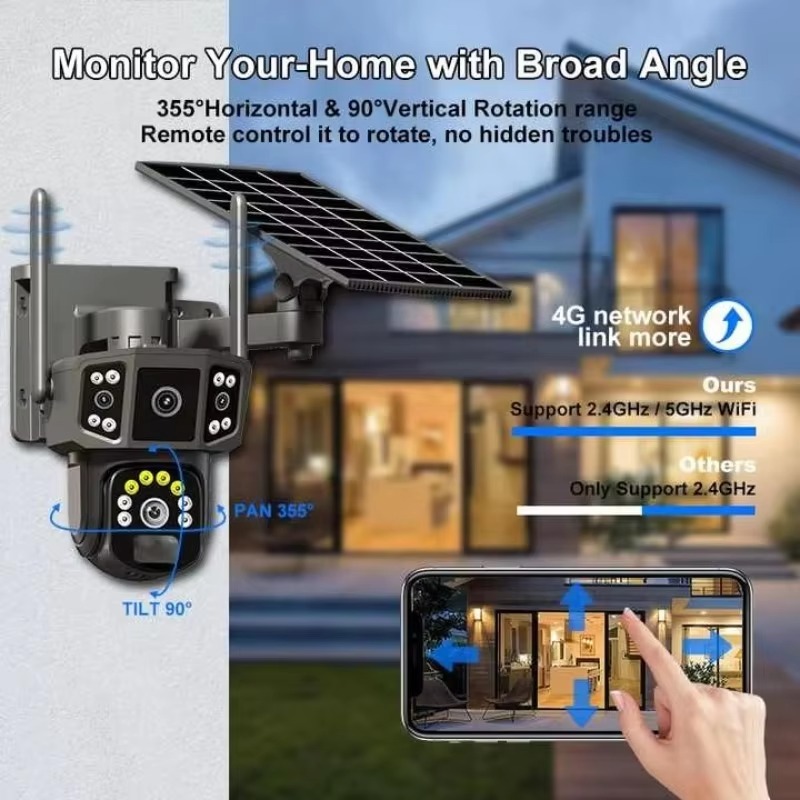ระบบกล้องวงจรปิดไร้สาย 360 องศ - Home Security Systems With Cameras บทวิจารณ์และราคา
