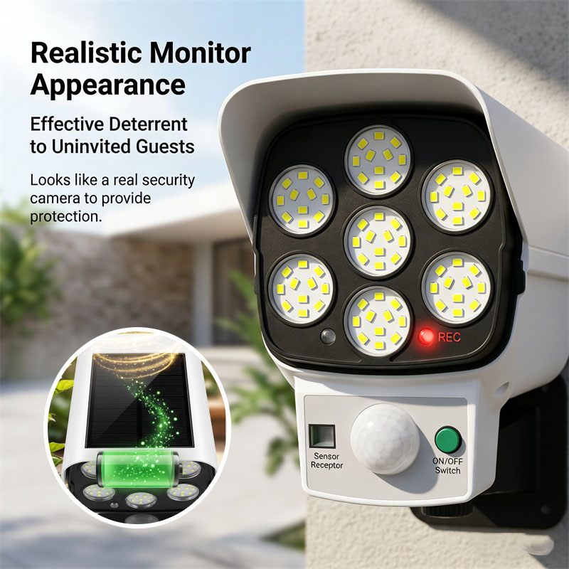 กล้องวงจรปิดจำลองพลังงานแสงอาท - Home Yard Security บทวิจารณ์และราคา