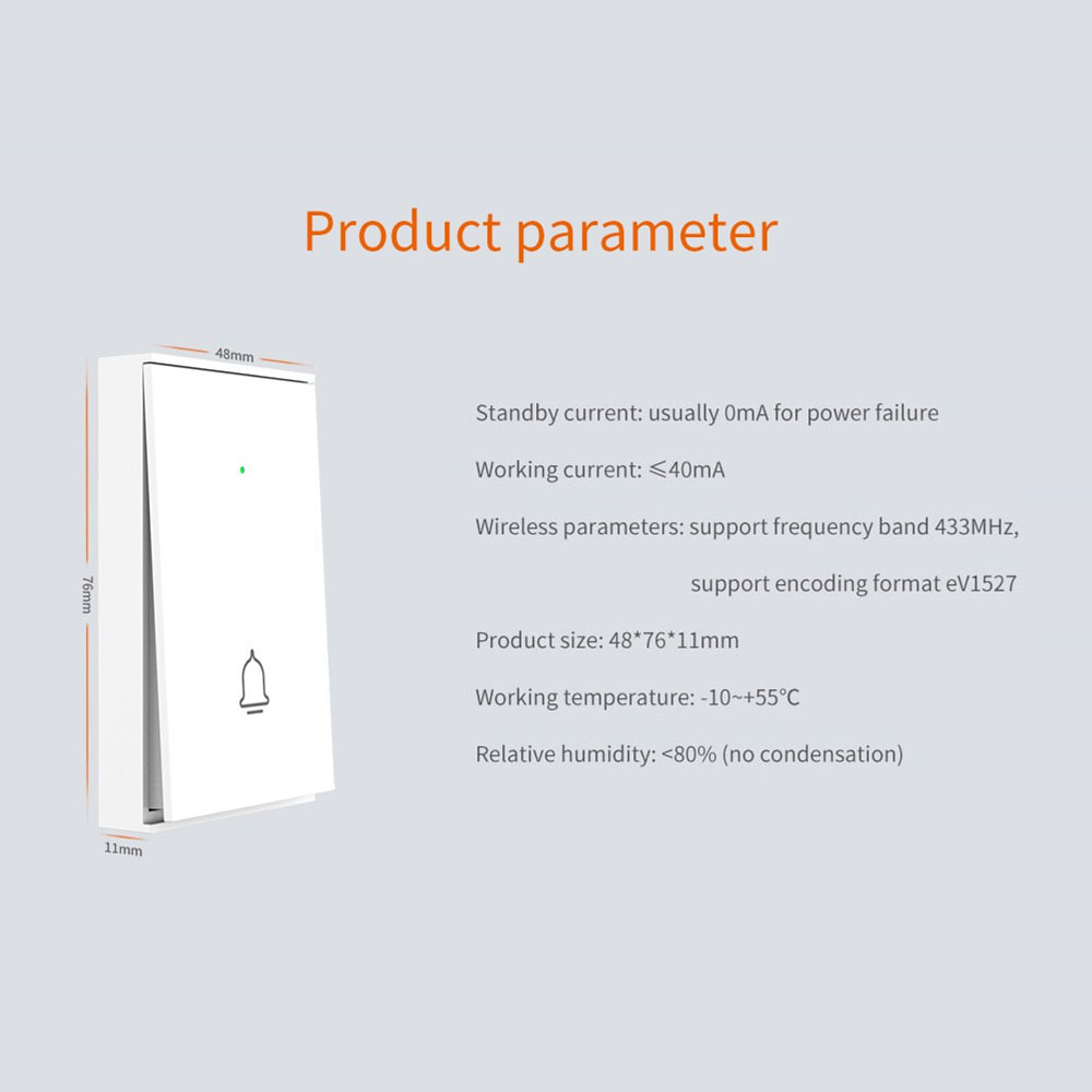 Staniot B100 Wireless Door Bel - Home Security Video บทวิจารณ์และราคา