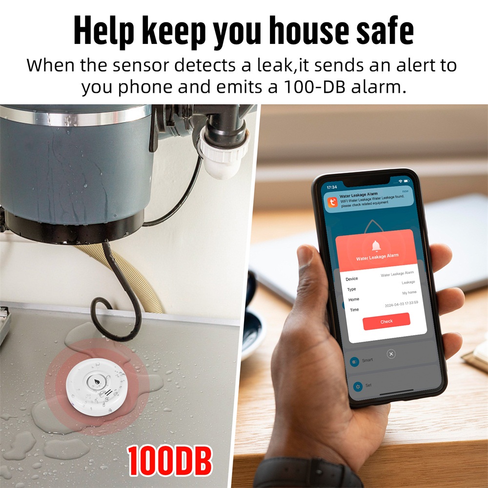 Fuers เครื่องตรวจจับน้ํารั่ว S - Home Security Technology บทวิจารณ์และราคา