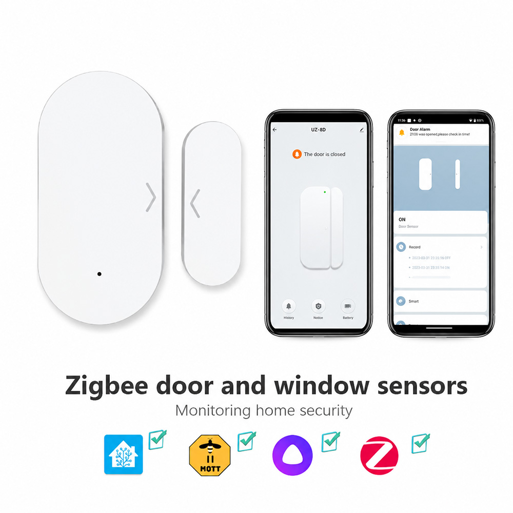 เซ็นเซอร์ประตูหน้าต่าง Zigbee  - Home Security Technology บทวิจารณ์และราคา