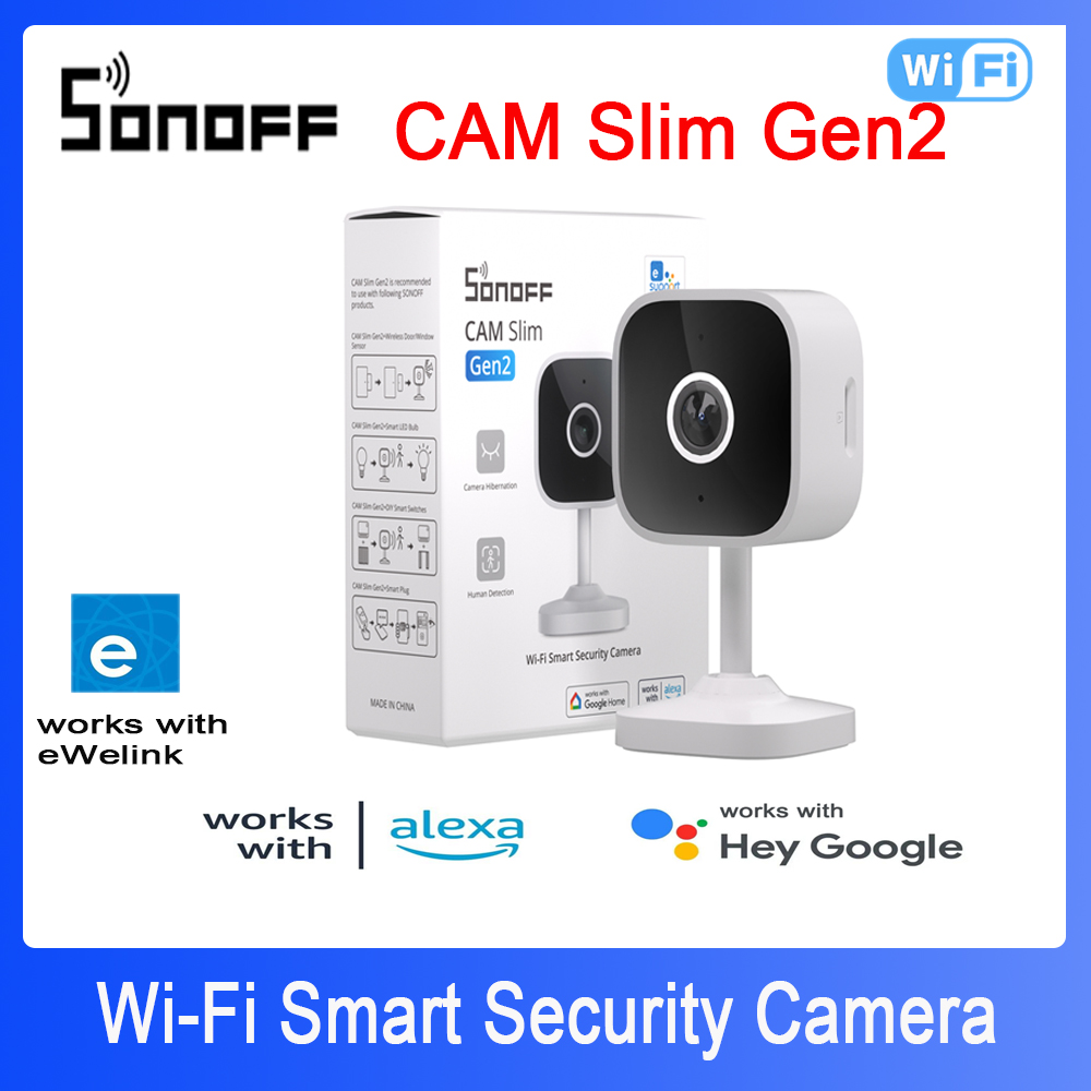 SONOFF CAM Slim Gen2 WiFi Smar - Home Security Indoor Cameras บทวิจารณ์และราคา