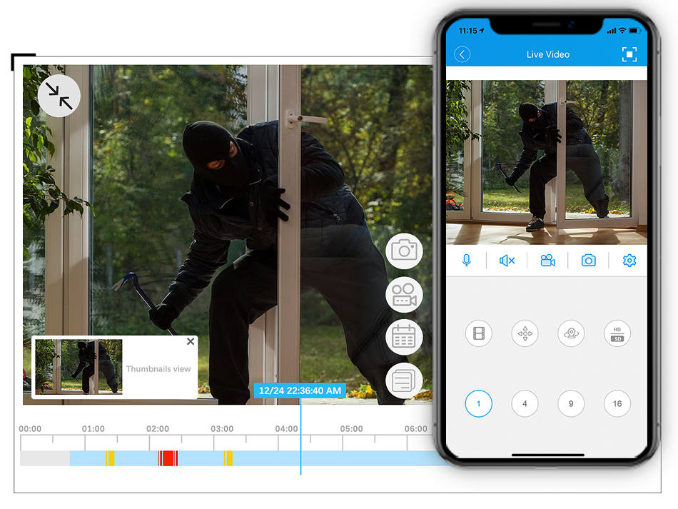 32CH 16CH 4K NVR เครื่องบันทึก - Home Security And Cameras บทวิจารณ์และราคา