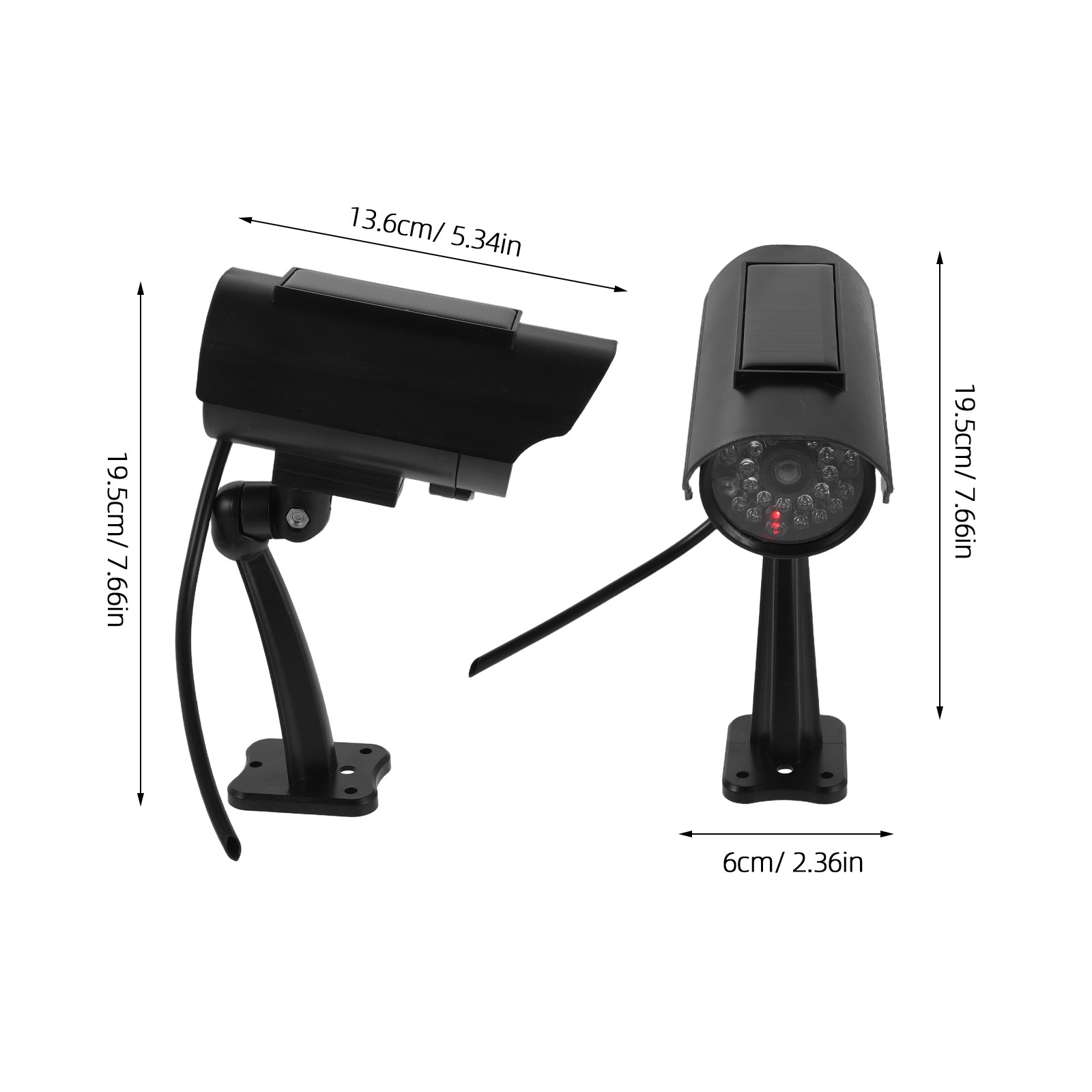 2 ชิ้น กล้องวงจรปิดจำลองเสมือน - Home Security Indoor Cameras บทวิจารณ์และราคา