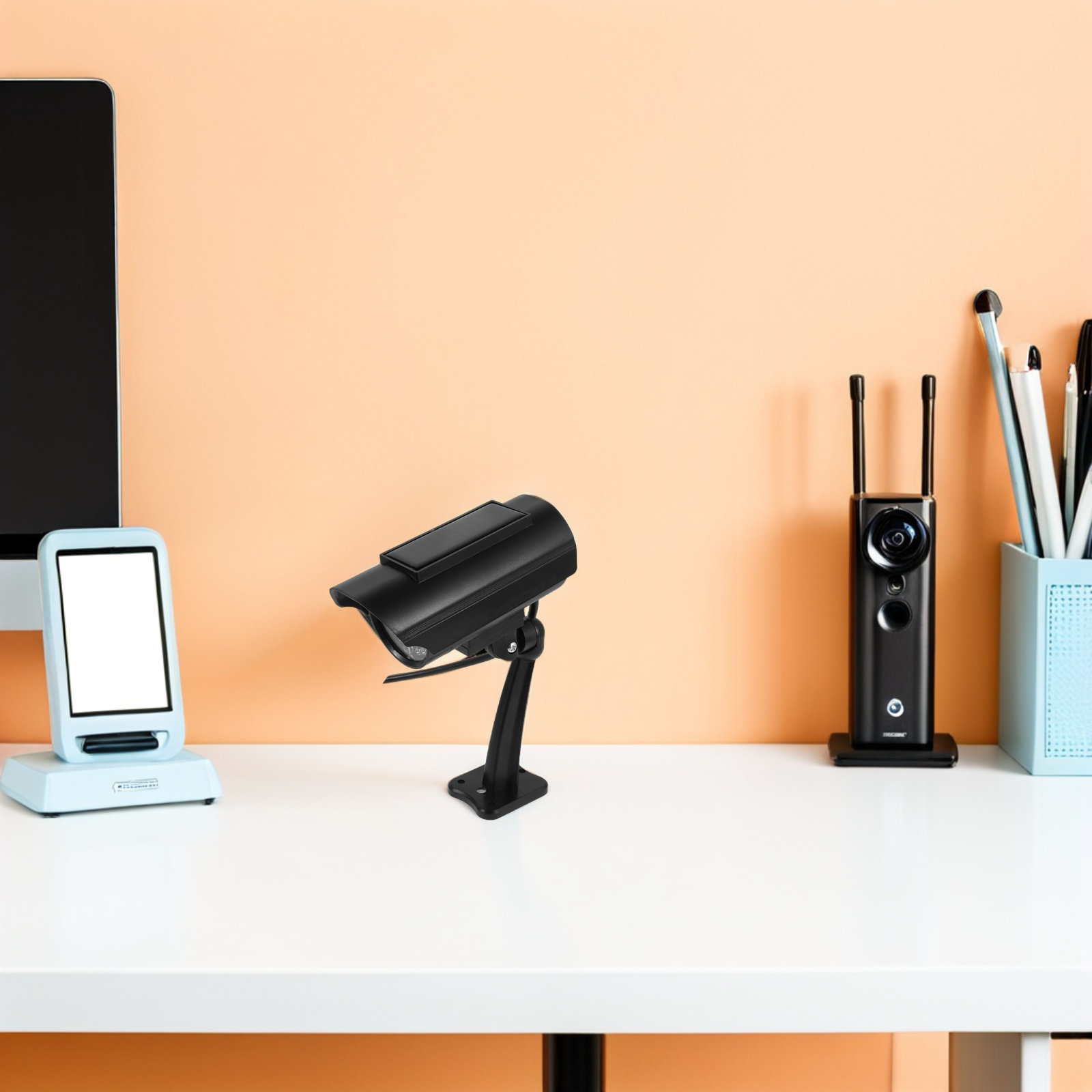 2 ชิ้น กล้องวงจรปิดจำลองเสมือน - Home Security Indoor Cameras บทวิจารณ์และราคา