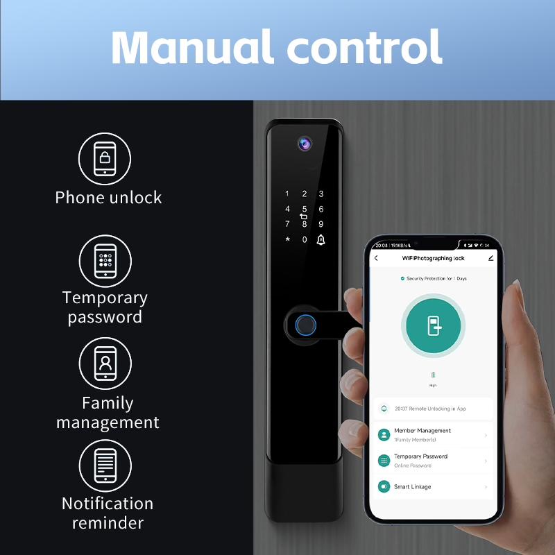 ล็อคอัจฉริยะแบบสแกนลายนิ้วมือ  - Home Security For Apartments บทวิจารณ์และราคา