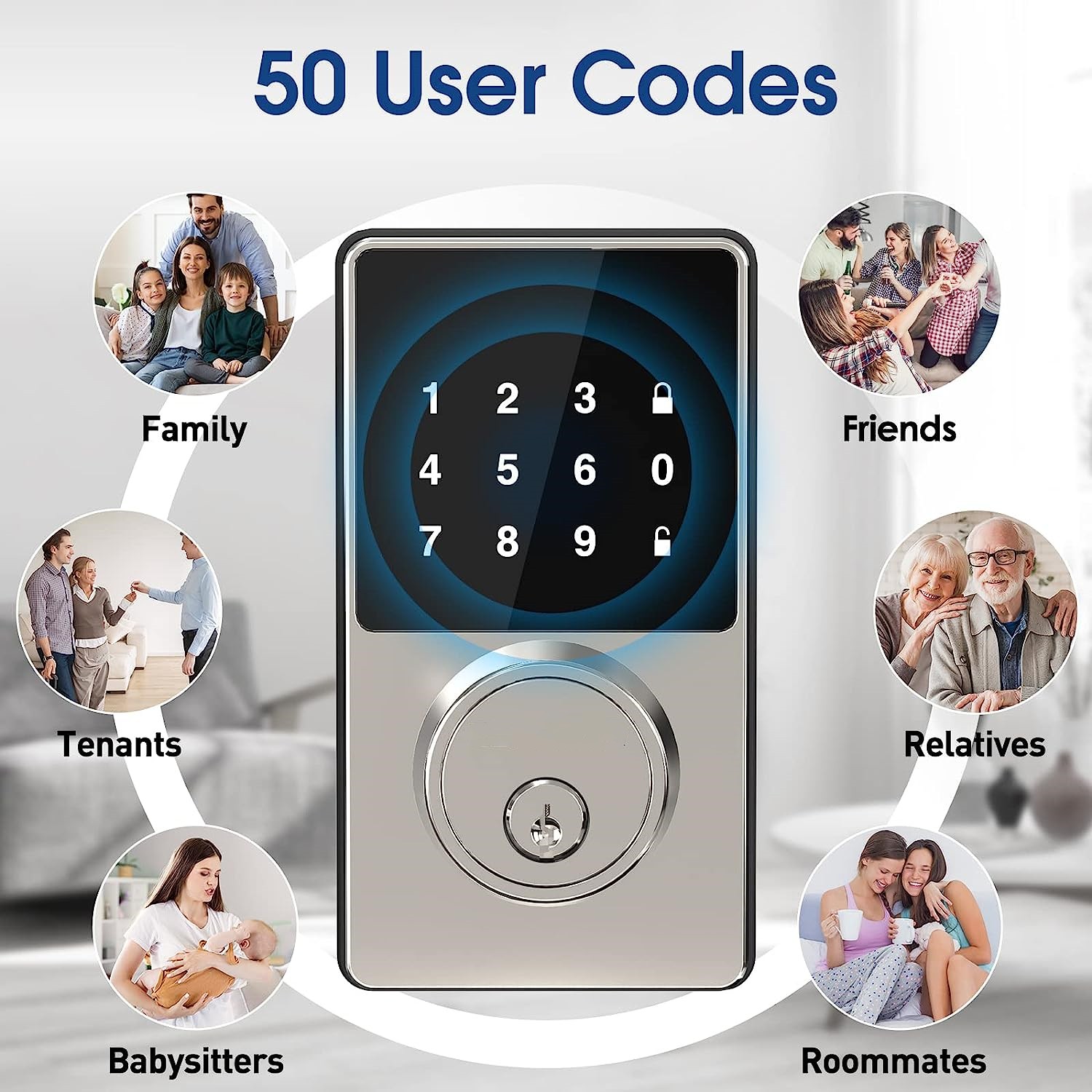 สมาร์ทล็อคพร้อมรหัสผ่าน, ล็อคป - Door Lock Smart Keypad บทวิจารณ์และราคา