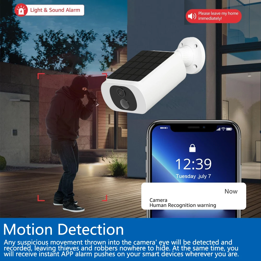 กล้องวงจรปิดพลังงานแสงอาทิตย์  - Home Security Indoor Cameras บทวิจารณ์และราคา
