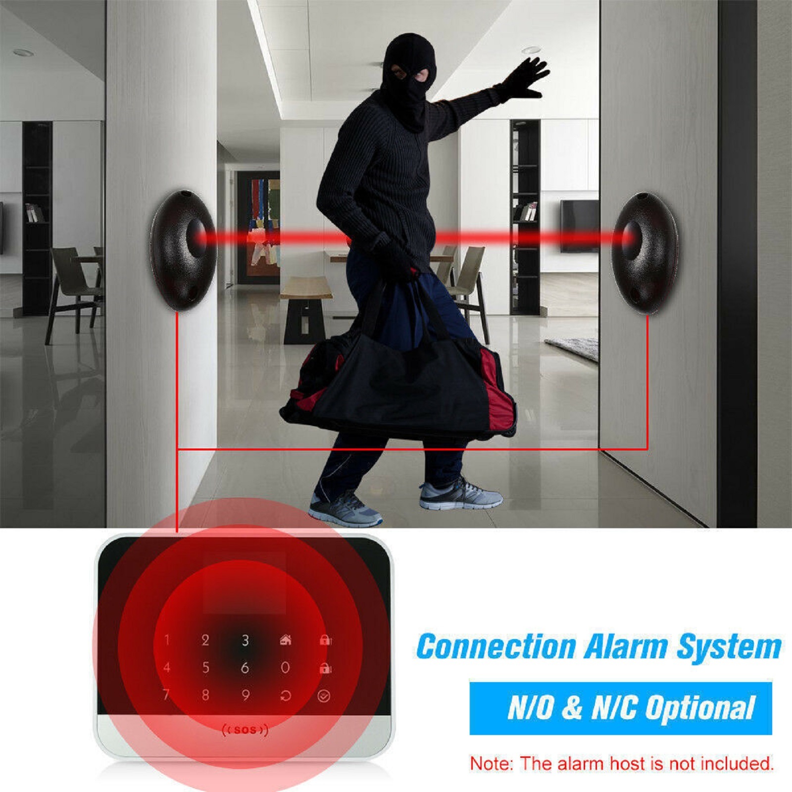 เครื่องตรวจจับสิ่งกีดขวางเลเซอ - Home Security Laser System บทวิจารณ์และราคา