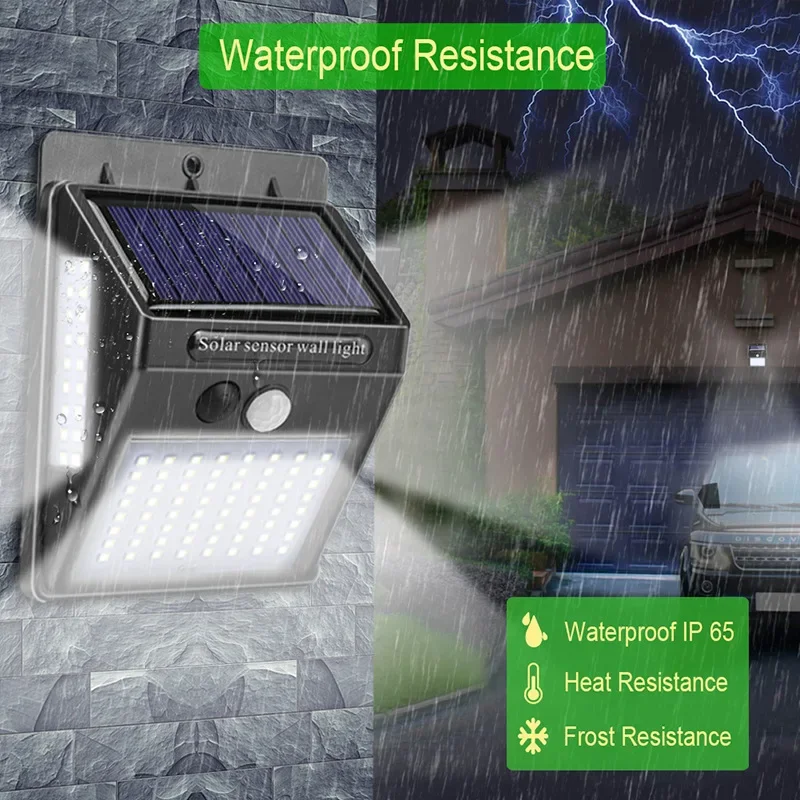 ไฟติดผนังโซลาร์เซลล์กลางแจ้ง 1 - Home Security Lights Outdoors บทวิจารณ์และราคา