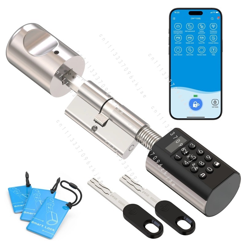 ลูกบิดประตูแบบปุ่มกดอัจฉริยะ - Door Lock Smart Keypad บทวิจารณ์และราคา