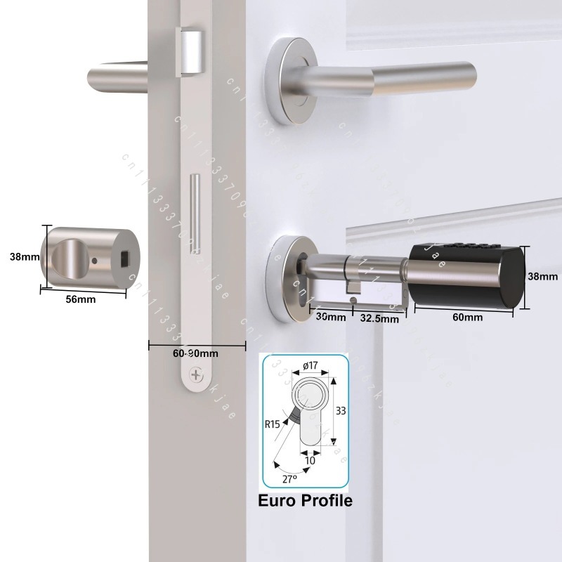 ลูกบิดประตูแบบปุ่มกดอัจฉริยะ - Door Lock Smart Keypad บทวิจารณ์และราคา